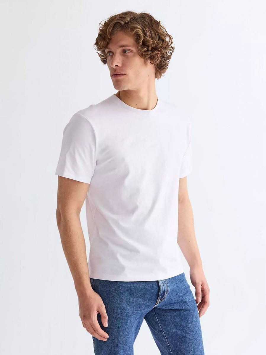 T-shirt męskie wrangler 112371480 3 pack biały