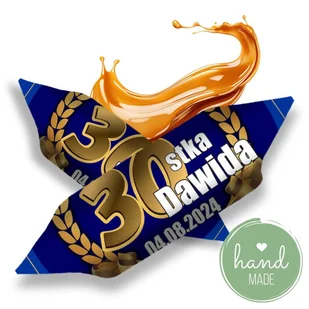 Krówki personalizowane na 18 30 40 50 60 70 URODZINY 120szt - Cukierki - miniaturka - grafika 1