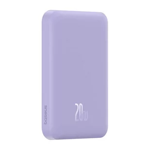 Baseus Magnetyczny mini powerbank 5000mAh 20W fioletowy - Powerbanki - miniaturka - grafika 3