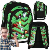 Plecaki - Plecak Sportowy na Wycieczki dla Chłopca Młodzieżowy z Odblaskami 40x20 - miniaturka - grafika 1