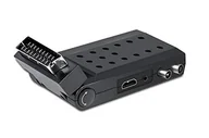 Tunery DVB-T - DIPROGRESS DPT202SB Odbiornik cyfrowy Scart Stick DVB-T2 H265/HEVC Main 10 z uniwersalnym pilotem do telewizora - miniaturka - grafika 1