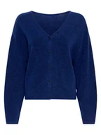 Swetry damskie - MOSS COPENHAGEN Kardigan "Milania" w kolorze granatowym - miniaturka - grafika 1