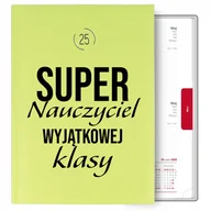 Kalendarze - KALENDARZ SELEDYNOWY A5 2025 TERMINARZ DZIENNY PREZENT DZIEŃ NAUCZYCIELA WZ - miniaturka - grafika 1