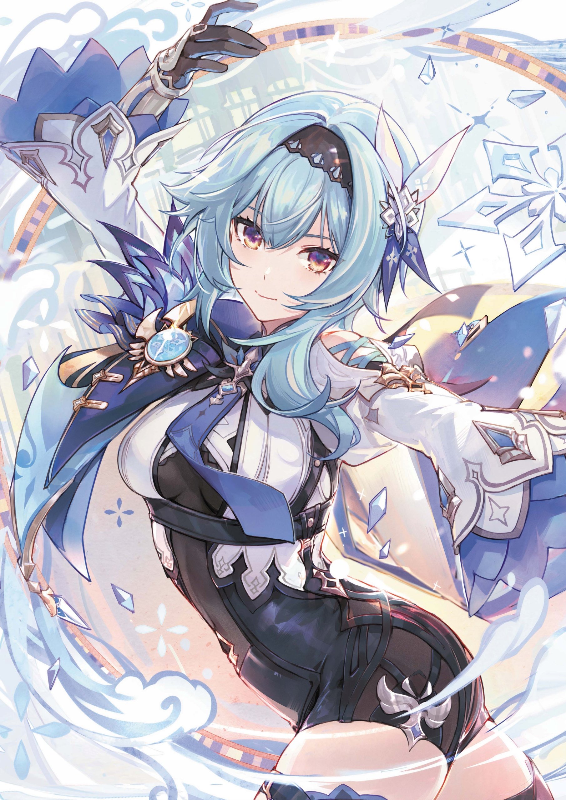 Plakat A1 Genshin Impact Anime Gra Eula Lawrence