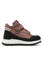 Buty dla dziewczynek - ECCO Śniegowce Exostrike Velcro 76194260492 Fioletowy - miniaturka - grafika 1
