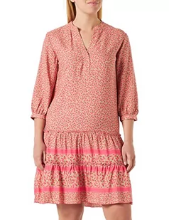 BETTY & CO GREY Damska sukienka Sevilla z krótkim rękawem 3/4, różowa/camel, 42, różowy/wielbłąd, 42 - Sukienki - miniaturka - grafika 1