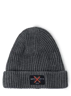 Barts Czapka męska - Luuke Beanie Mężczyźni Sztuczne włókno szary jednolity, ONE SIZE - Czapki męskie - miniaturka - grafika 1