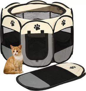 Składany kojec legowisko klatka dla psa kota - l r03 - Sprzęt podróżny i transportery dla psów - miniaturka - grafika 1