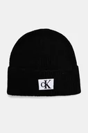Czapki męskie - Calvin Klein Jeans czapka kolor czarny  K50K512451 - miniaturka - grafika 1