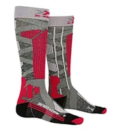Skarpetki damskie - X-Socks Damskie skarpety narciarskie Rider 4.0 szary szary 39-40 - miniaturka - grafika 1