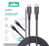 Kable USB - AUKEY CB-SCC102 KABEL USB-C QC PD 1.8M 5A 100W - miniaturka - grafika 1