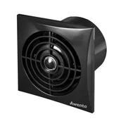 Wentylatory łazienkowe - Wentylator wyciągowy SILENCE WZ100CZ 100 mm czarny - miniaturka - grafika 1