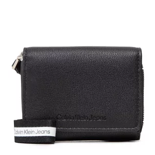 Portfele - Calvin Klein Mały Portfel Damski JEANS - Ultralight Wallet W/Wristlet K60K609325 BDS - grafika 1