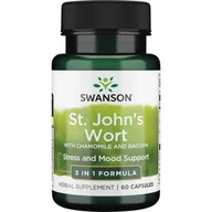 Witaminy i minerały dla sportowców - SWANSON St. John's Wort 60caps - miniaturka - grafika 1