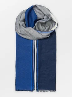 Becksöndergaard Szal "Kikko" w kolorze granatowo-szarym - 200 x 100 cm - Apaszki i szaliki damskie - miniaturka - grafika 1