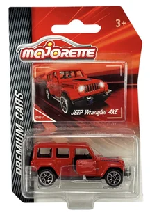 MAJORETTE PREMIUM JEEP WRANGLER 4XE CZERWONY 224E-1 1:64 - Samochody i pojazdy dla dzieci - miniaturka - grafika 1