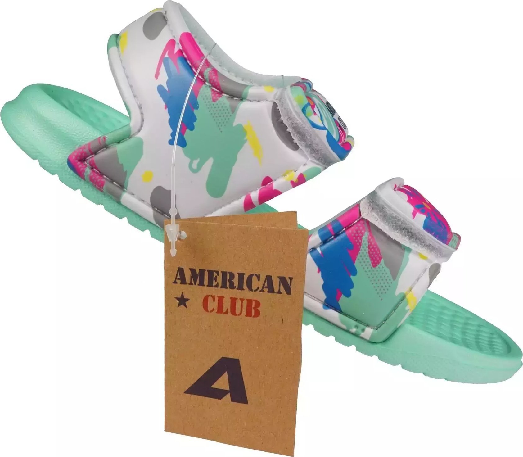 American Club Dziecięce klapki basenowe American Club BNH-68MI 25