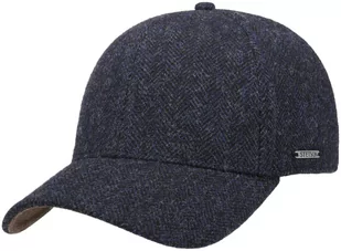 Czapka Plano Wool by Stetson, czarno-niebieski, M (56-57 cm) - Czapki i chusty sportowe męskie - miniaturka - grafika 1