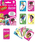 Gry karciane - Mattel UNO gra karciana Barbie JHB17 /8 - miniaturka - grafika 1