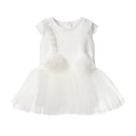 Sukienki - Sukienka z krótkim rękawem i koronką Felicja, ecru 92 - miniaturka - grafika 1