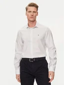 Koszule męskie - Tommy Hilfiger Koszula Circle MW0MW34649 Biały Slim Fit - miniaturka - grafika 1