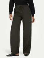 Spodnie damskie - ONLY Spodnie materiałowe Ginny 15331492 Brązowy Wide Leg - miniaturka - grafika 1