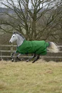 Derki dla konia - Bucas Derka padokowa 0g 600D FREEDOM LIGHT - emerald green - miniaturka - grafika 1