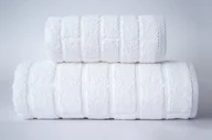 Ręczniki - Greno RĘCZNIK BRICK 50X90 BIAŁY RE-BRI-050-BIAL - miniaturka - grafika 1