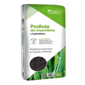 Ziemia ogrodowa - Sobex Podłoże do trawników z hydrożelem 50 l - miniaturka - grafika 1