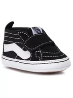 Buty dla dziewczynek - Vans Sneakersy Sk8-Hi Crib VN0A346P6BT1 Czarny - miniaturka - grafika 1
