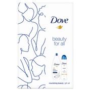 Zestawy kosmetyków damskich - Dove XMASS - Zestaw (Żel pod prysznic 250ml + Deo Spray 150ml Deeply Nourishing) - miniaturka - grafika 1