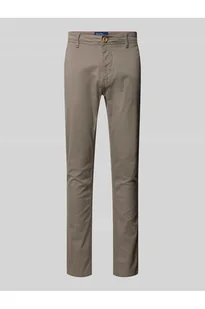 Spodnie o kroju slim fit z wpuszczanymi kieszeniami i kieszeniami z tyłu model NATAN - Blend - Spodnie męskie - miniaturka - grafika 1