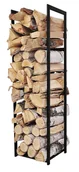 Akcesoria kominkowe - Elior Stojak Regał Czarny Na Drewno Opałowe A7-L37 - miniaturka - grafika 1