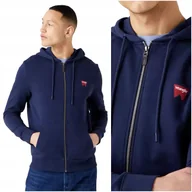 Bluzy męskie - Wrangler Zip Thru Hoodie Męska Bluza Kaptur XL - miniaturka - grafika 1