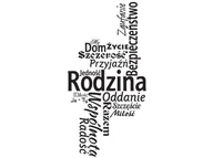 Naklejki na ścianę - Cytaty, Rodzina, Naklejka ścienna wielokrotnego użytku, 100x200 cm - miniaturka - grafika 1