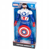 Figurki dla dzieci - FIGURKA akcji KAPITAN AMERICA F6936 MARVEL Avengers Zabawka Prezent 24 cm - miniaturka - grafika 1