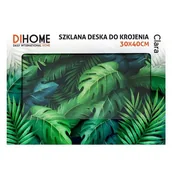 Deski do krojenia - Deska do krojenia szklana 30 x 40 cm Clara zielony - miniaturka - grafika 1