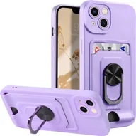 Etui i futerały do telefonów - König Design Etui kompatybilne z Apple iPhone 14 Plastikowe, miękkie etui na telefon komórkowy - Fioletowe etui na telefon komórkowy - miniaturka - grafika 1