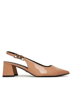 Guess Sandały FLPZAB PAF05 Beżowy - Sandały damskie - miniaturka - grafika 1