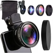 Obiektywy - Obiektyw Do Telefonu Makro Szerokokątny Zestaw 2W1 - miniaturka - grafika 1