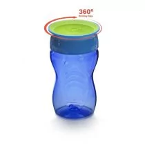 Kubek treningowy 296 ml, niebieski, WOW - Kubki dla dzieci - miniaturka - grafika 1