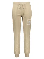 Spodnie sportowe damskie - The North Face Spodnie dresowe w kolorze beżowym - miniaturka - grafika 1