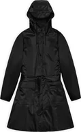 Kurtki i kamizelki sportowe damskie - Rains płaszcz przeciwdeszczowy damski CURVE W JACKET W3 18130 01 BLACK L - miniaturka - grafika 1