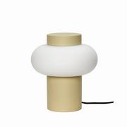 Lampy stojące - Hubsch Klimatyczna lampa nocna w kolorze piaskowym 991408 - miniaturka - grafika 1