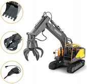 Zabawki zdalnie sterowane - Koparka Zdalnie Sterowana 3W1 Rc Licencja Volvo - miniaturka - grafika 1