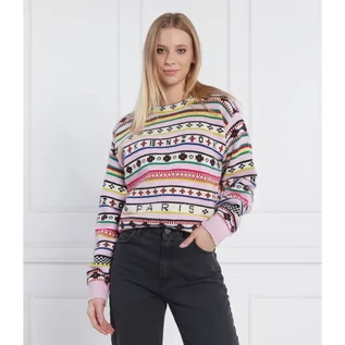 Swetry damskie - Kenzo Wełniany sweter | Regular Fit - grafika 1
