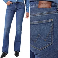 Spodnie damskie - Wrangler BOOTCUT Lucy DżINS ROZSZERZANE DAMSKIE SPODNIE JEANSOWE W28 L32 - miniaturka - grafika 1
