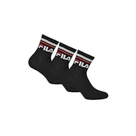 Skarpetki damskie - FILA FILA Unisex F9398 skarpety uniwersalne czarny czarny 43-46 F9398 - miniaturka - grafika 1