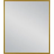 Lustra - Lustro łazienkowe prostokątne 70x80 cm złota rama - miniaturka - grafika 1