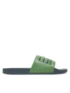 Klapki i japonki męskie - EA7 Emporio Armani Klapki 7X000108 AF15118 M8132 Zielony - miniaturka - grafika 1